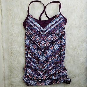 ATHLETA Purple Tankini Size 32B/C